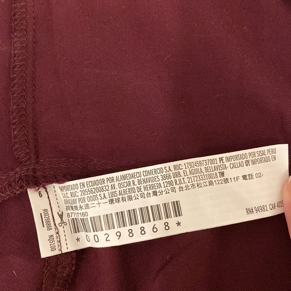 Forever 21 Peplum Deep Purple Button Blouse - Picture 8 of 10